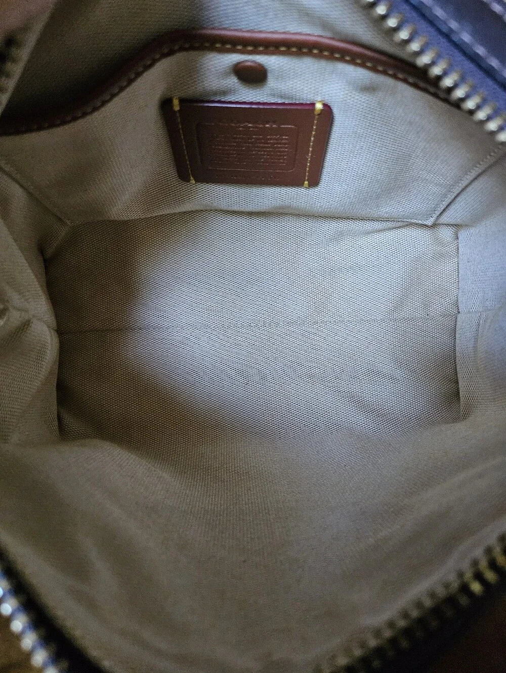 Coach Olive/ Oxblood Rogue 25 Bag - Picture 10 of 11